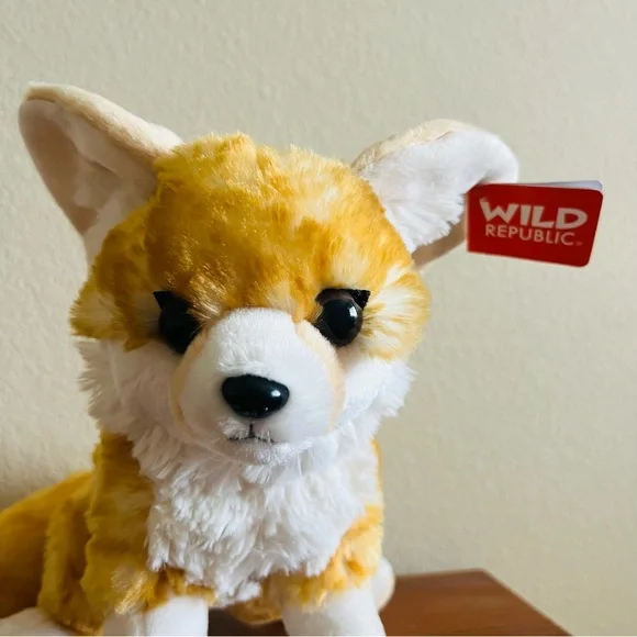 NWT Wild Republic Cuddlekins Fennec Fox Plush Sitting Stuffed Animal 12” - Picture 2 of 7